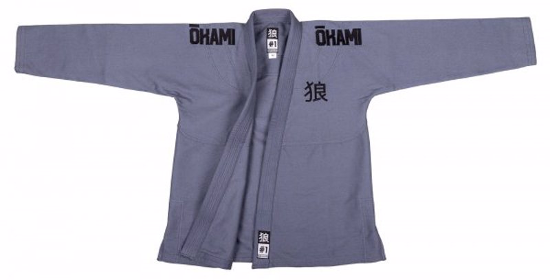 OKAMI BJJ Gi kanji NextGen -GREY